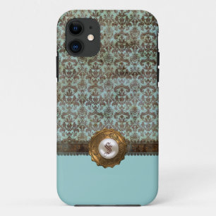 Eleganter Vintager Damast-Monogramm iPhone 5 Fall title_seo2