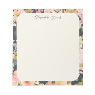 Eleganter Vintager Name der Seeflotte Personalisie Notizblock