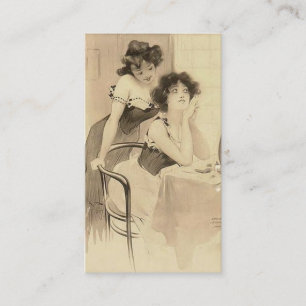 Eleganter Vintager Schönheits-SalonCosmetology Visitenkarte