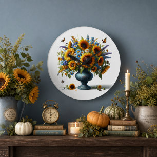 Eleganter Vintager Urwald mit Blume Uhr