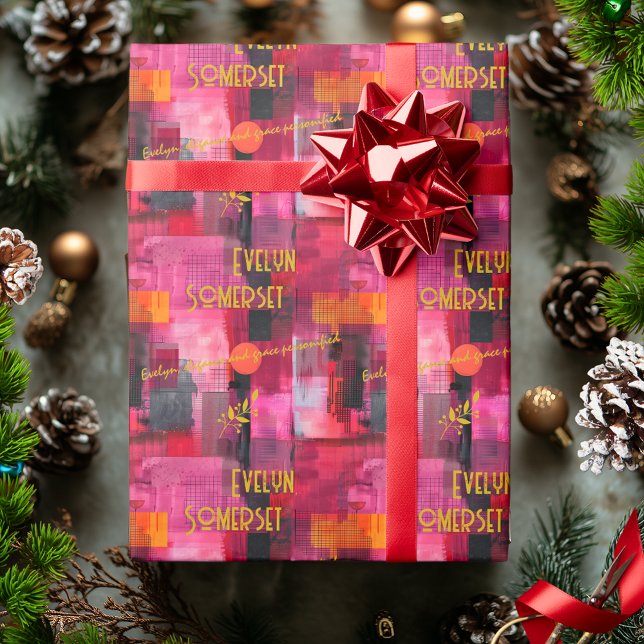 Eleganter, von Sunset Inspiriert, individueller Ge Geschenkpapier (Von Creator hochgeladen)