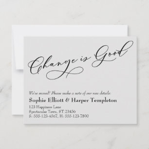 Eleganter Wandel ist eine gute Ankündigung der Gra