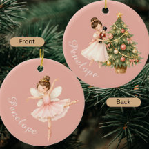Eleganter Wasserfarben-Nussknacker-Ballerina-Balle