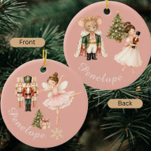 Eleganter Wasserfarben-Nussknacker-Ballerina-Balle