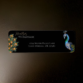 Eleganter Wasserfarbenpfau