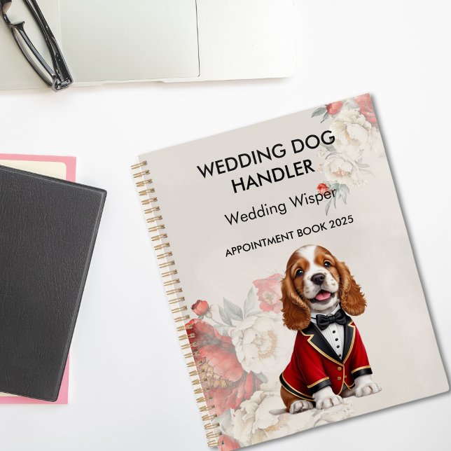 Eleganter Wedding Dog Handler Trainer mit QR-Code Planer (Elegant Wedding Dog Handler Trainer with a QR code Planner)
