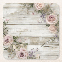 Eleganter Wedding Paper Untersetzer
