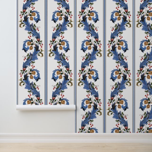 Eleganter Weihnachts-Blüh Tapete (Anwendung)