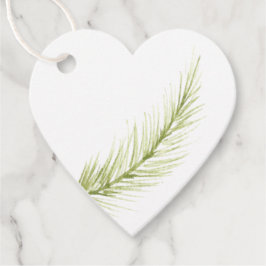 Eleganter Weihnachts-Urlaub in Florals Geschenkanhänger