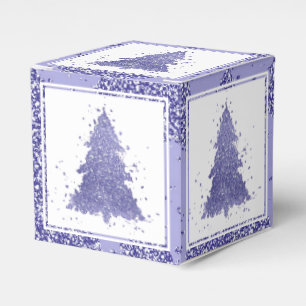 Eleganter Weihnachtsbaum Charming Lavender Lila Geschenkschachtel
