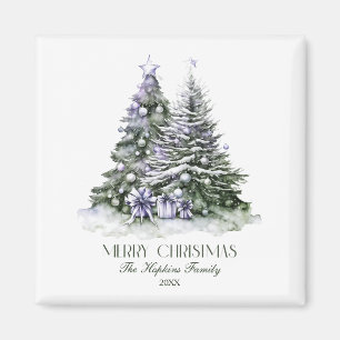 Eleganter Weihnachtsbaum Magnet