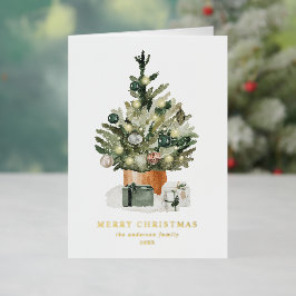 Eleganter Weihnachtsbaum ohne Foto