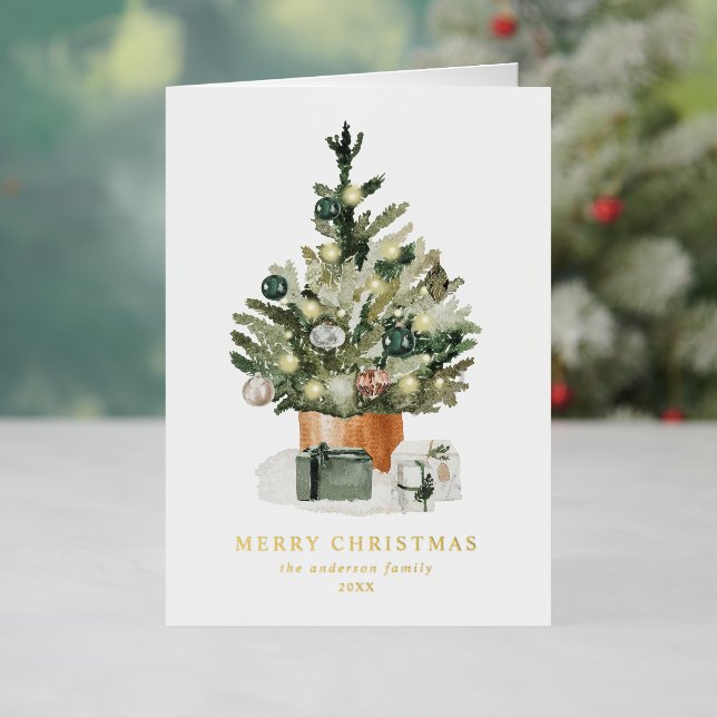 Eleganter Weihnachtsbaum ohne Foto (Feiertag In Situ)