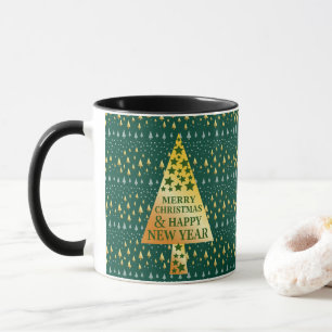 Eleganter Weihnachtsbaum Tasse