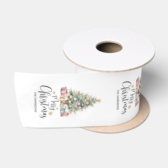 Eleganter Weihnachtsbaum & Veranstaltungen Satinband (Spule)