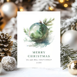 Eleganter Weihnachtsfeiertag Postkarte