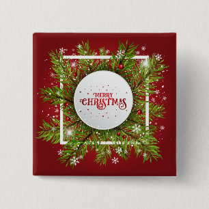Eleganter Weihnachtsfeiertag Schaltfläche Button