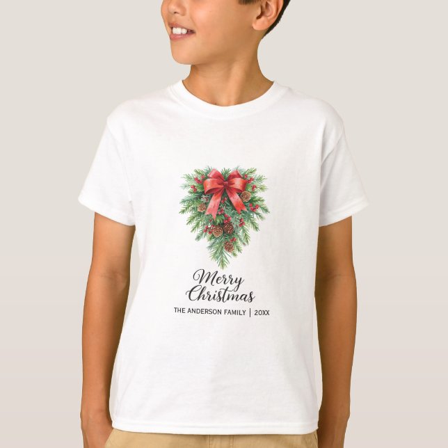 Eleganter Weihnachtsfeiertag T-Shirt (Vorderseite)
