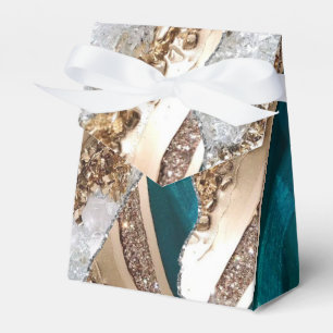 Eleganter, weißer Goldmarmor Geschenkschachtel