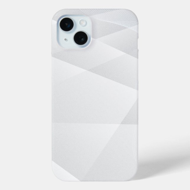 Eleganter weißer Marmor Case-Mate iPhone Hülle (Rückseite)