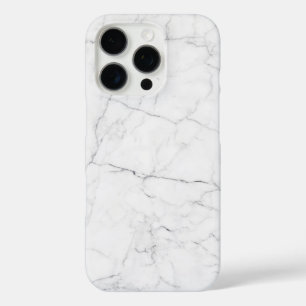 Eleganter weißer Marmor  iPhone 16 Pro Hülle