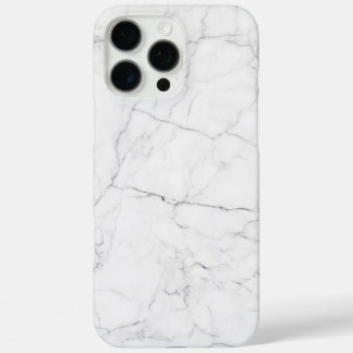 Eleganter weißer Marmor  iPhone 16 Pro Max Hülle