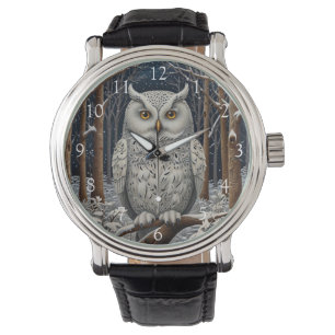 Eleganter, weißer Uhwald Armbanduhr