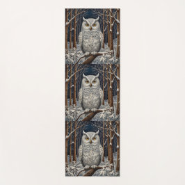 Eleganter, weißer Uhwald Yogamatte