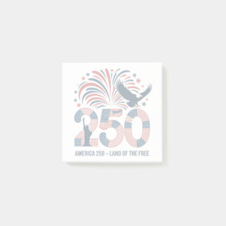 Eleganter Weißkopfseeadler Amerika 250 Land der Fr Post-it Klebezettel
