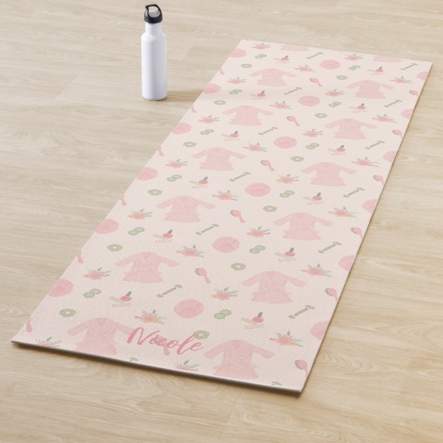 Eleganter Wellness-Center Dinge personalisiertes D Yogamatte (Beispiel)