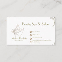 Eleganter Wellness-Center Salon Beauty Beauty Kart