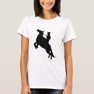 Eleganter Western Reiten Cowboy T-Shirt