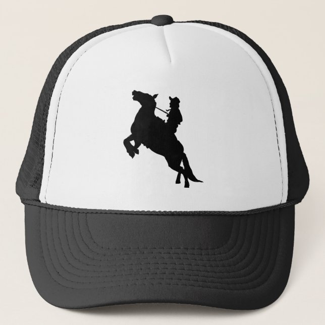 Eleganter Western Reiten Cowboy Truckerkappe (Vorderseite)
