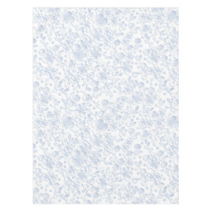 Eleganter White Floral Hibiskus Tischdecke