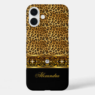 Eleganter wilder Leopard Schwarz Gold Schmuck Hart title_seo2