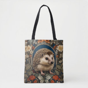 Eleganter William-Morris-inspirierter Igel Tasche