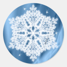 Eleganter Winter Blau und Weiße Schneeflocke Weihn