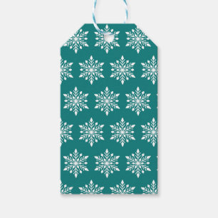 Eleganter Winter Snowflake Geschenkanhänger