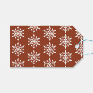 Eleganter Winter Snowflake Geschenkanhänger