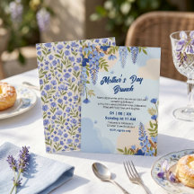 Eleganter Wisteria-Blumen-Muttertagsbrunch