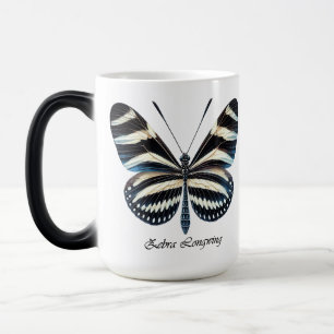 Eleganter Zebra-Langflügel-Schmetterlings-Wrap Verwandlungstasse