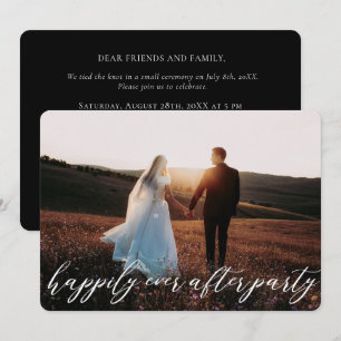 Eleganter zeitgenössischer Hochzeitsinvit Einladung