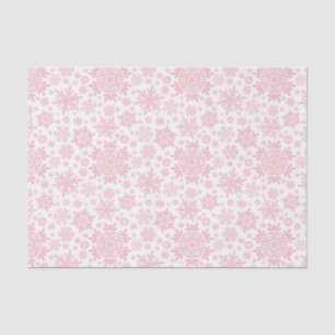 Eleganter Zucker-Röte-Schneefall (Weiß) Seidenpapier