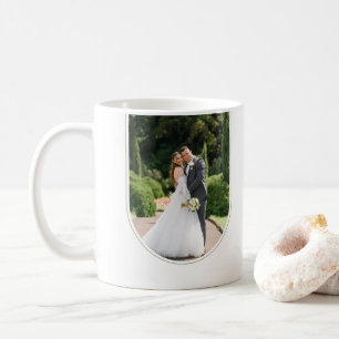 Eleganter Zusammen Fröhlicher Grünblättriges Thema Kaffeetasse