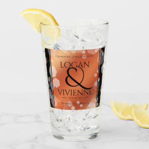 Elegantes 8. 32. Geburtstag der Bronze Glas