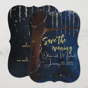 Elegantes Abend-Save-the-Date Save The Date