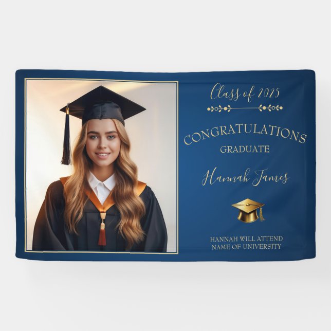 Elegantes Abschluss-Banner Banner (Horizontal)