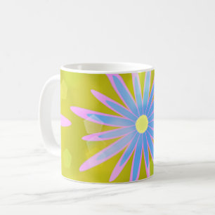 Elegantes Abstraktes Blumenmuseum Kaffeetasse