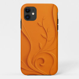 Elegantes abstraktes Blumenmuster Case-Mate iPhone Hülle