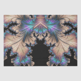 Elegantes Abstraktes Fraktal Feathers 12 Decoupage Seidenpapier